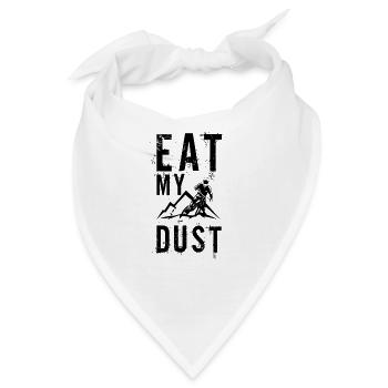 MTB Eat My Dust Mountainbiken - Bandana - Weiß - Vorne