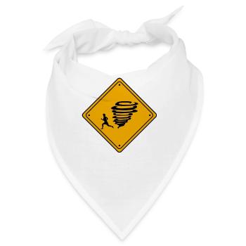 Tornado is Coming - Bandana - Weiß - Vorne