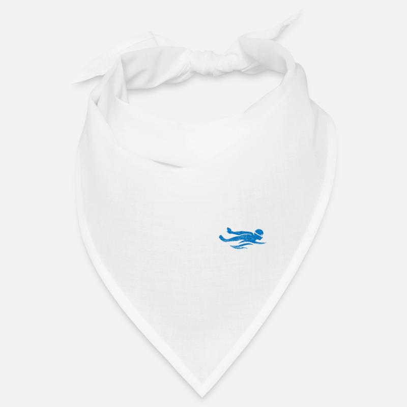 Nageur style de nageur - Bandana - blanc