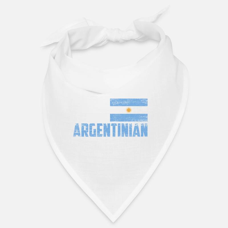 Argentinien Argentinier - Bandana - Weiß