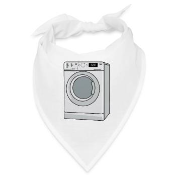 Waschmaschine - Bandana - Weiß - Vorne
