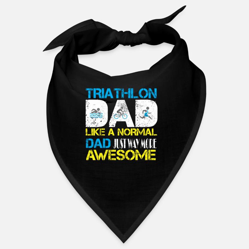 Triathlon papa juste comme un papa normal juste comme ça Bandana
