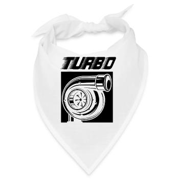Turbo - Bandana - Weiß - Vorne