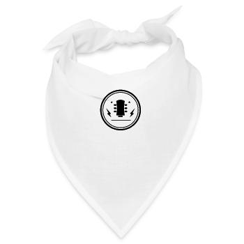 Gitarre - Guitar - Bandana - Weiß - Vorne