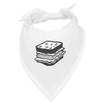 Sandwich - Bandana - Weiß - Vorne