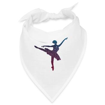 Ballett Tanzen Freundin Ballerina Geschenk - Bandana - Weiß - Vorne