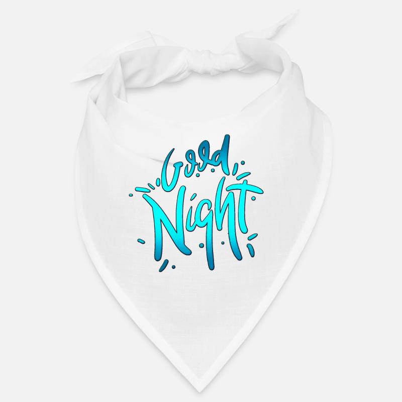 Good Night - Bandana - Weiß