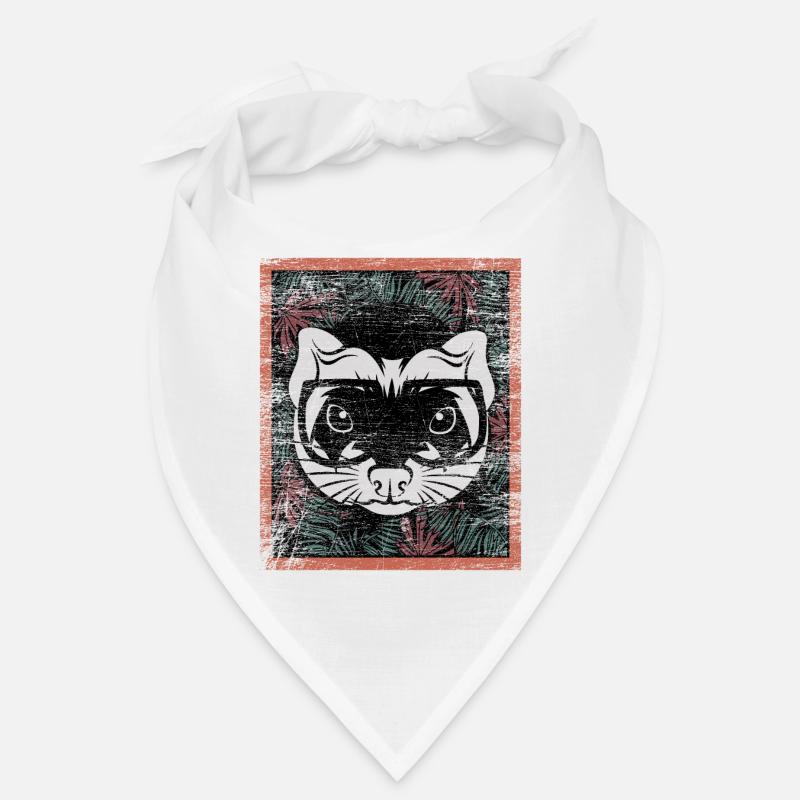 Frettchen Hawaiianisch Geschenk Bandana