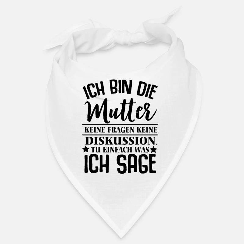 Mutter Kinder Gehorchen Muttertag lustig Geschenk Bandana