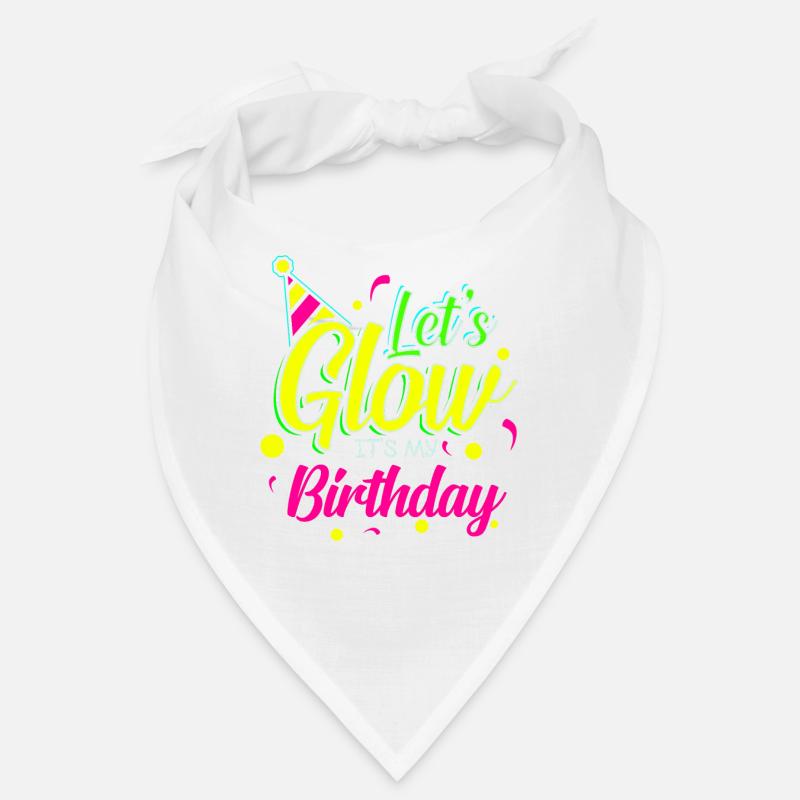 Geburtstag Bunt Strahlen Glow Farben Feiern Bandana