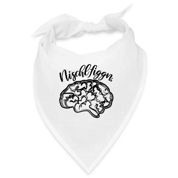 Nischlfiggn Kopfschmerzen auf sächsisch Sachsen - Bandana - Weiß - Vorne
