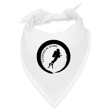 Scuba Diving - Bandana - Weiß - Vorne