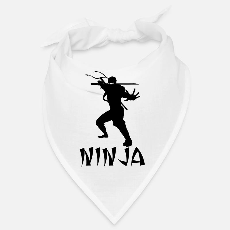 cooler schwarzer ninja Bandana