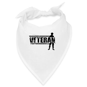 Militär Veteranin Veterans Day Veteran Veteranen - Bandana - Weiß - Vorne