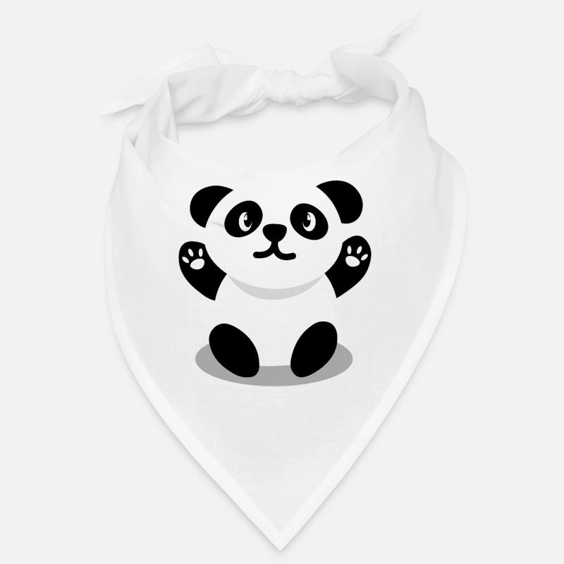 Glücklicher Panda-Karikatur Bandana