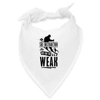 Ski Instructor - Bandana - Weiß - Vorne