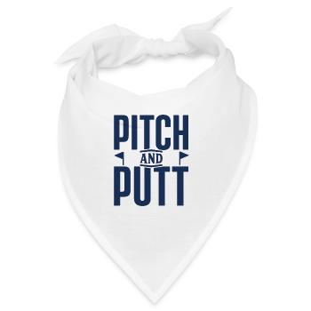 Putt Pitch Pitch and Putt Pitch & Putt Golfen - Bandana - Weiß - Vorne