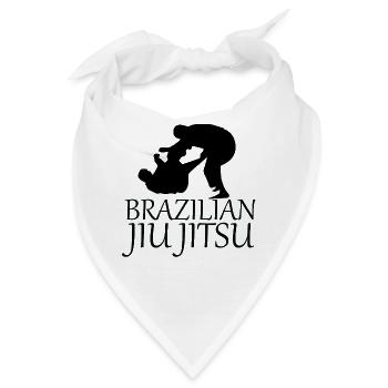 brazilian jiu jitsu - Bandana - Weiß - Vorne