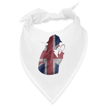 Sherlock Holmes - Bandana - Weiß - Vorne