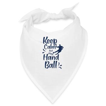 Handball Handball Handball Handball - Bandana - Weiß - Vorne