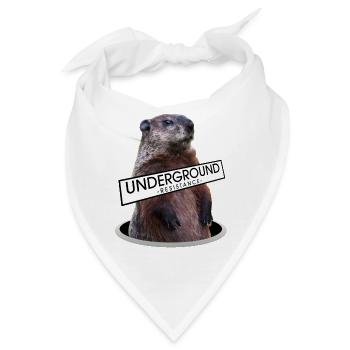 Underground Resistance - Murmeltier - Bandana - Weiß - Vorne
