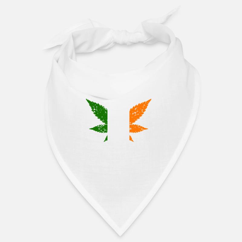 St. Patricks Day Cannabis Marihuana Haschisch Hanf Bandana