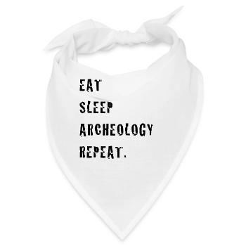 Archäologie Archäologe Historiker Ausgrabung - Bandana - Weiß - Vorne