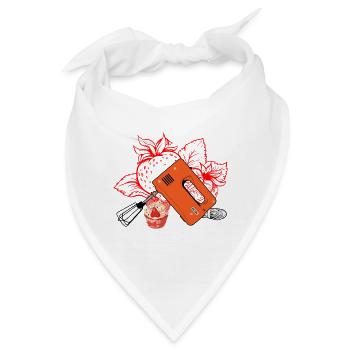 mixer RG28 ddr Ostalgie Geschenkidee - Bandana - Weiß - Vorne