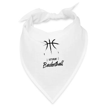Basketball Basketball Basketball Basketball - Bandana - Weiß - Vorne