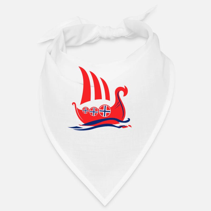 Wikinger Schiff Drachenschiff Norwegen Bandana