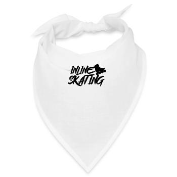 Inliner Skaten - Bandana - Weiß - Vorne