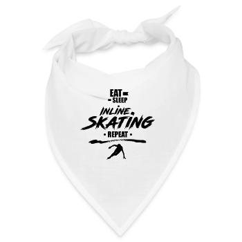 Inline Skating Inline Skating Inline Skating - Bandana - Weiß - Vorne