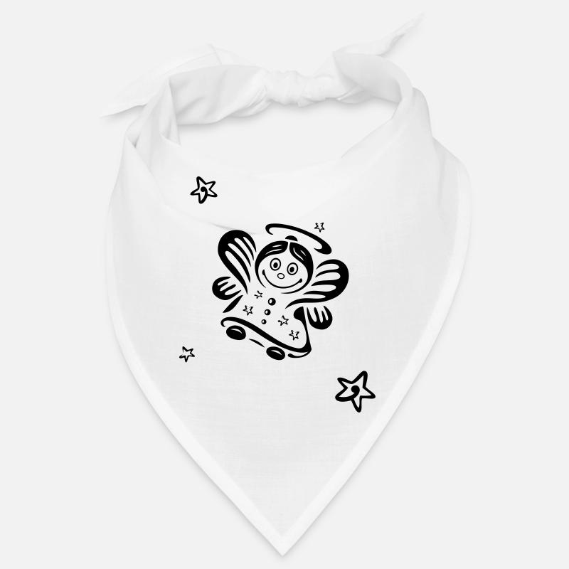 Joyeux Noël, les anges avec des étoiles, mignons. Bandana
