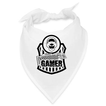 Gaming Gaming Gaming Gaming - Bandana - Weiß - Vorne