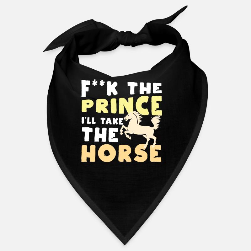 Baiser le prince, je vais prendre le cheval Bandana