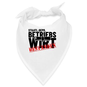Betriebswirt Prüfung bestanden Geschenk Shirt - Bandana - Weiß - Vorne