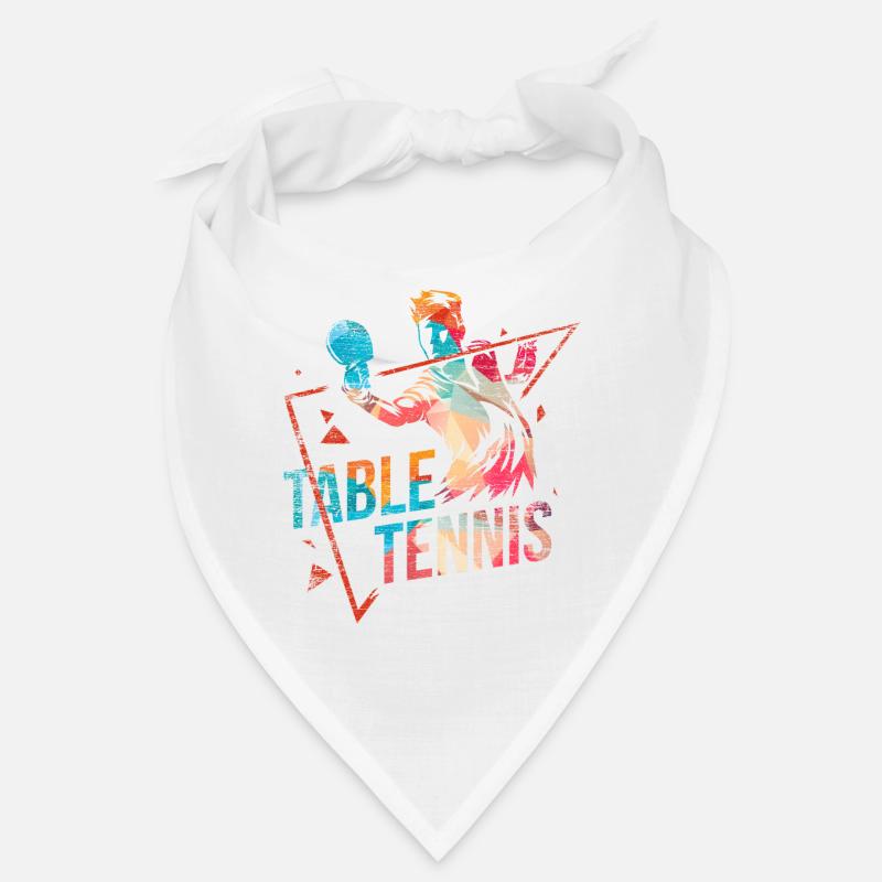 Table tennis polygon gift Bandana