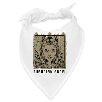 Schutzengel Cherub Seraphin Bote Gottes Geschenk - Bandana - Weiß - Vorne