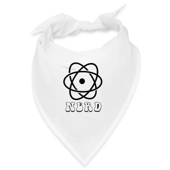Nerd for science - Sonderling für die Wissenschaft - Bandana - Weiß - Vorne