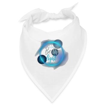 Licht Dunkel Gott Christlich Geschenk - Bandana - Weiß - Vorne