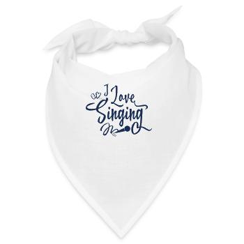 Sänger Sänger Sänger Sänger - Bandana - Weiß - Vorne