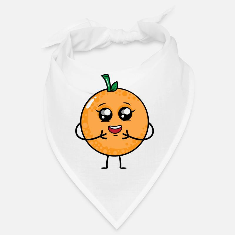 Nette Frucht Orange Cartoon Bandana