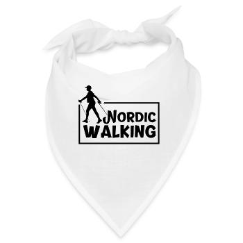Nordic Walking - Bandana - Weiß - Vorne