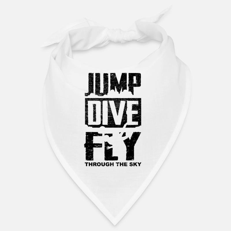 Jump Dive Fly Skydive Fallschrimspringer Geschenk Bandana