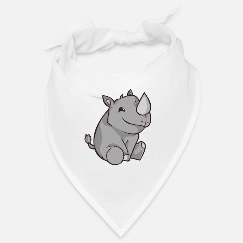 Chibi Comic Nashorn Kawaii Niedlich Geschenk Bandana