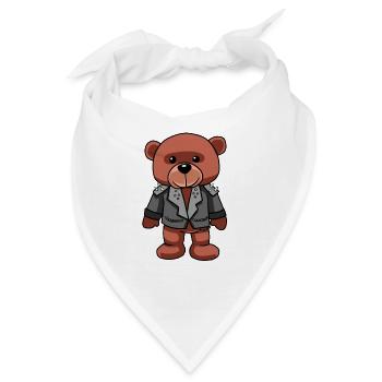 Teddy Punk - Bandana - Weiß - Vorne