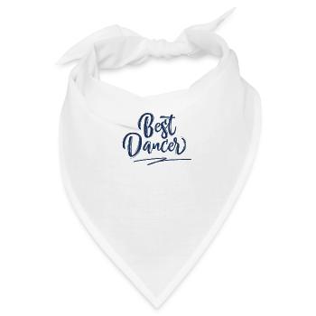 Tanz Tänzer Tanzschule Tanzen Tänzerin - Bandana - Weiß - Vorne