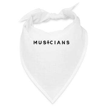Musiker Musiker Musiker Musiker - Bandana - Weiß - Vorne
