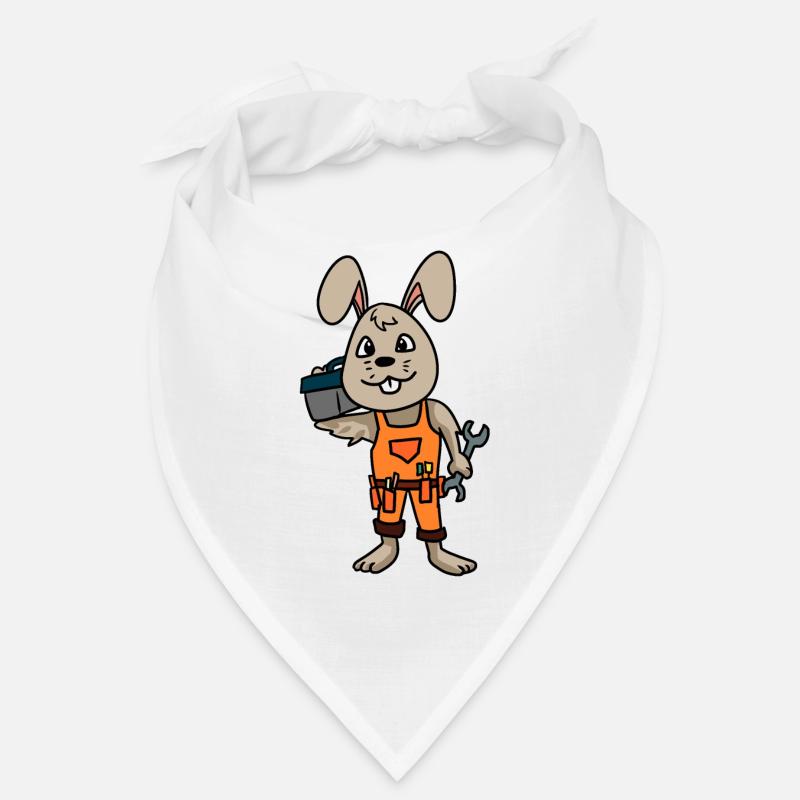 Mechaniker Schrauber Werkstatt Berufe KFZ Hase Bandana