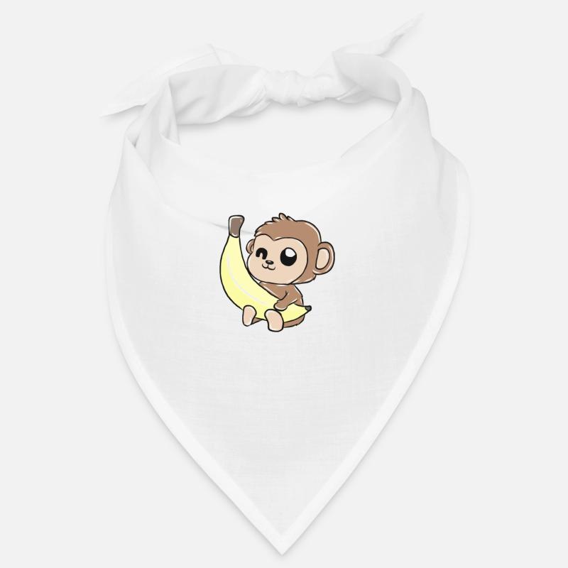 Affe Banane Geschenk Bandana